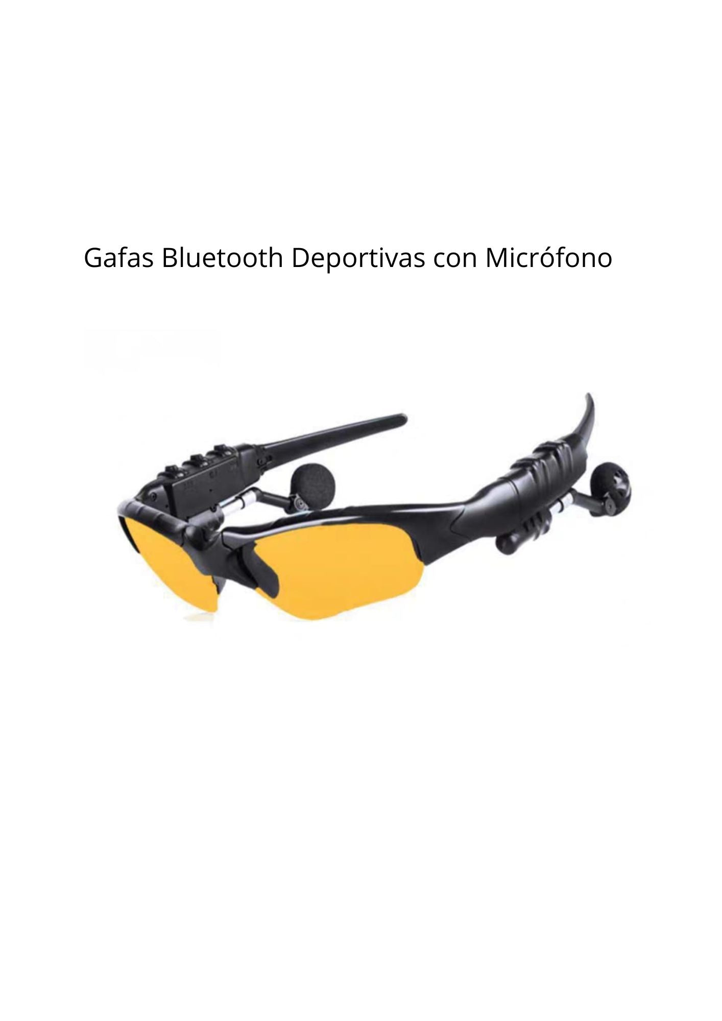 Gafas Bluetooth Deportivas Micrófono G