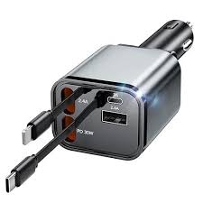 CARGADOR DE VEHÍCULO PARA IPHONE Y TIPO