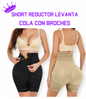 SHORT REDUCTOR LEVANTA COLA CON BROCHES