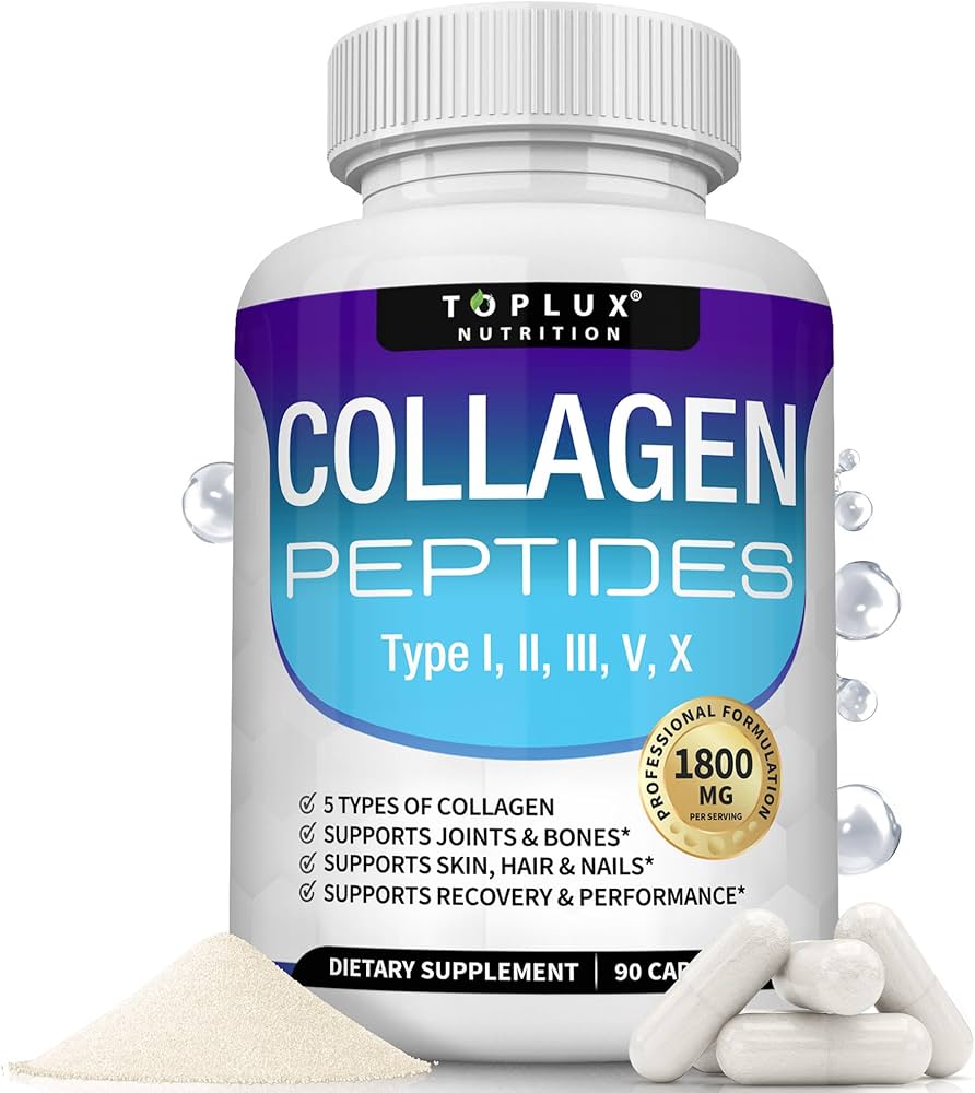 COLLAGEN PEPTIDES TOPLUX 90 CAPSULAS
