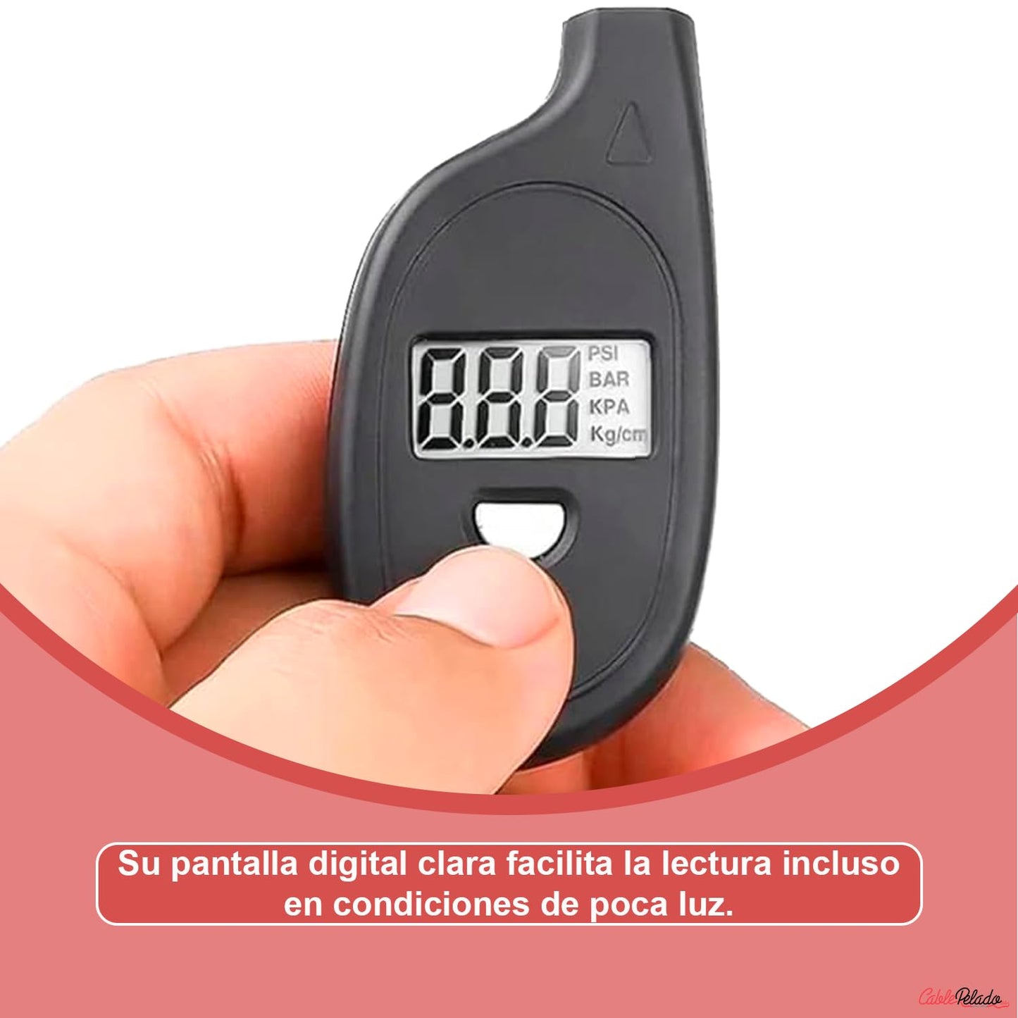 MEDIDOR DIGITAL DE PRESION DE NEUMATICOS