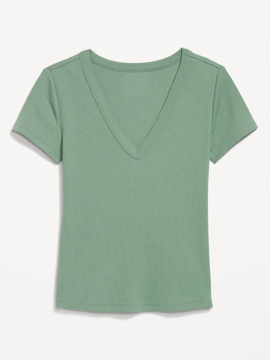Blusa verde 2x2 cuello v